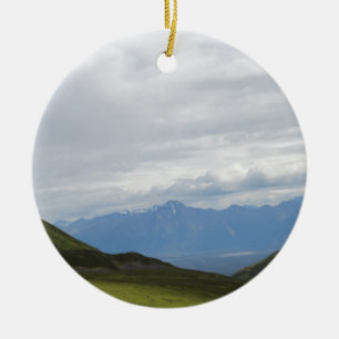 Hatchers Durchlauf-Mountain View Alaska Keramikornament