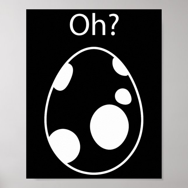 Hatching Egg Oh Gamer  Poster (Vorne)
