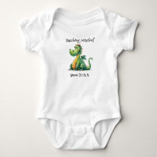 Hatching Mischief Dragon Baby Strampler