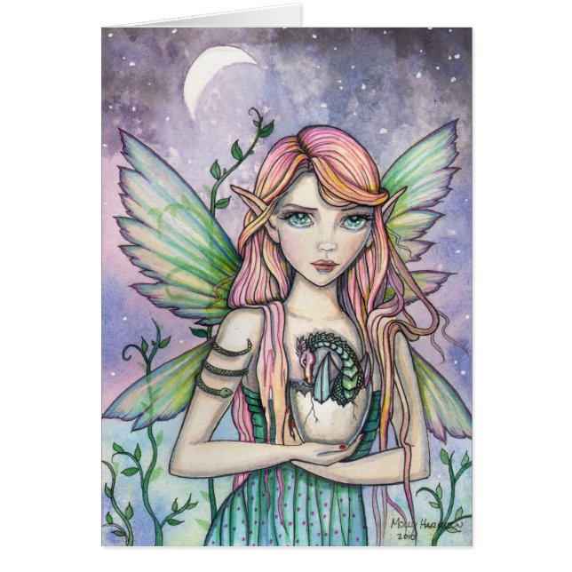Hatchling Fairy and Baby Dragon Card (Vorne)