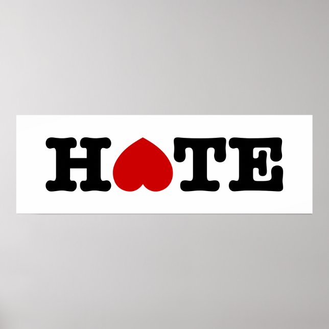 HATE POSTER (Vorne)