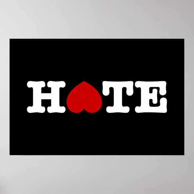 HATE POSTER (Vorne)