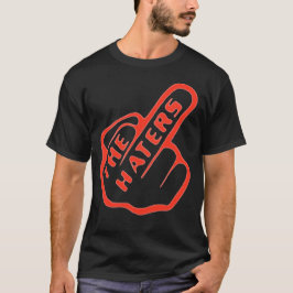 Haters Finger Red/Black Streetwear T-Shirt