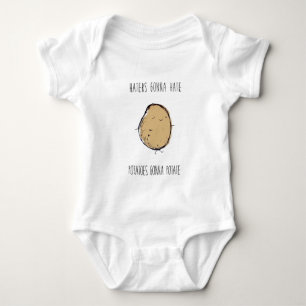 Haters Gonna Hate Baby Strampler