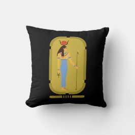 Hathor Ägyptisch ancient Goddess Throw Kissen