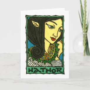 Hathor Greeting Card Karte