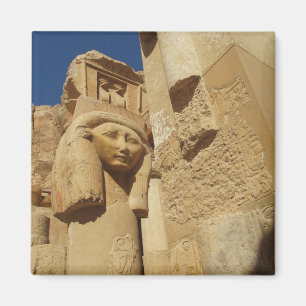 Hathor Spalte - Tempel der Königin-Hatshepsuts, Magnet