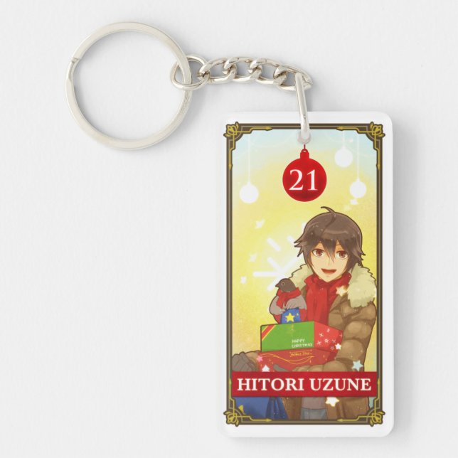 Hatoful Advent Hitori-Hatoful Kids Schlüsselanhänger (Vorderseite)