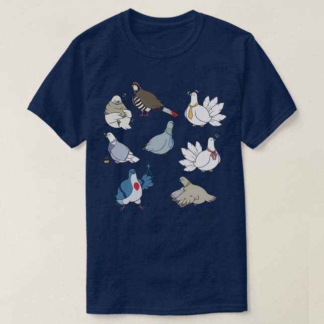 Hatoful Boyfriend T-Shirt (Design vorne)