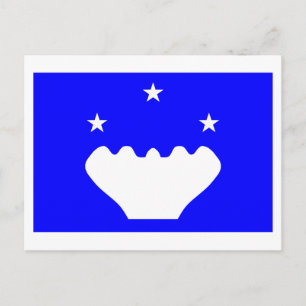 Hatohobei Flag Postkarte