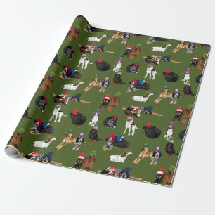Hats 2020 Moos Geschenkpapier