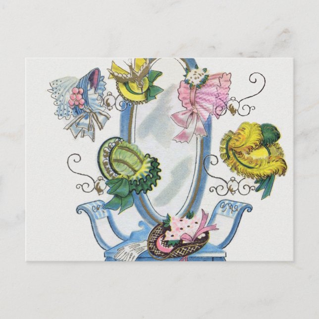 Hats auf dem Flur Postkarte (Vorderseite)