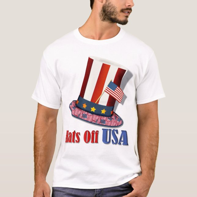 Hats Off USA T-Shirt (Vorderseite)