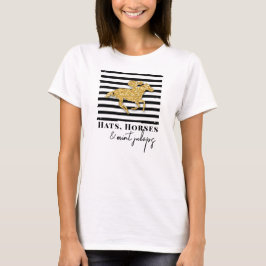 Hats, Pferde und Minze Juleps T-Shirt