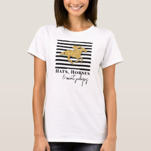 Hats, Pferde und Minze Juleps T-Shirt