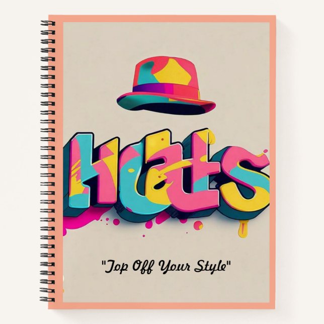 "Hat's the Limit" Notizbuch (Vorderseite)