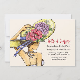 Hats und Pferde Derby Einladung