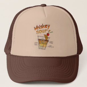 HATS - WHISKEY SOUR REZEPT COCKTAIL KUNST TRUCKERKAPPE