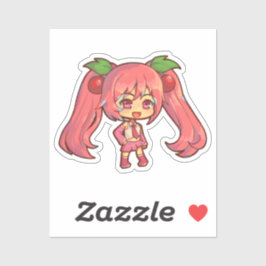 Hatsune Miku Sakura Ver. Chibi Aufkleber