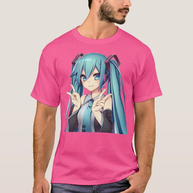Hatsune Miku T-Shirt (Vorderseite)