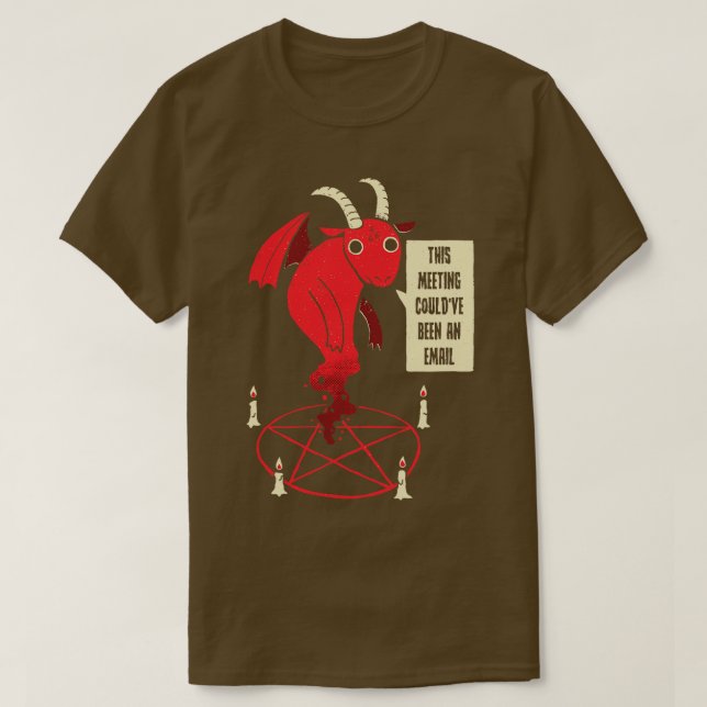 Hätte eine E-Mail sein können T-Shirt (Design vorne)