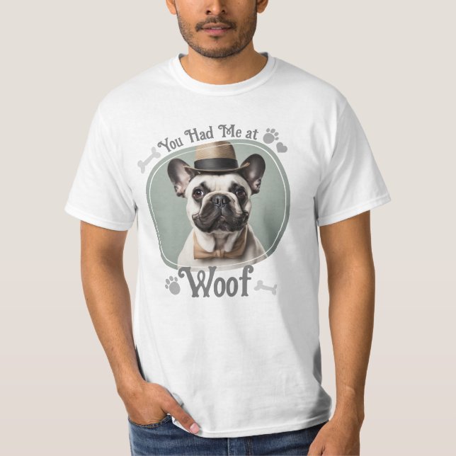 Hatte ich am Woof Pet Hund Foto T-Shirt (Vorderseite)