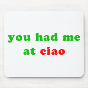 hatte mich an ciao mousepad