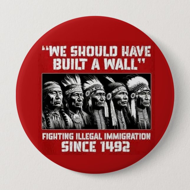 hätten wir eine Mauer bauen sollen Button (Vorderseite)