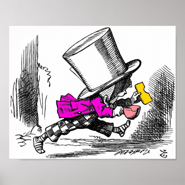 Hatter verließ das Gericht Poster (Vorne)