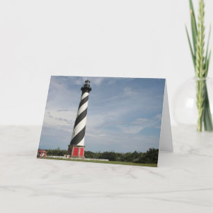 Hatteras Leuchtturm-Gruß-Karte Karte