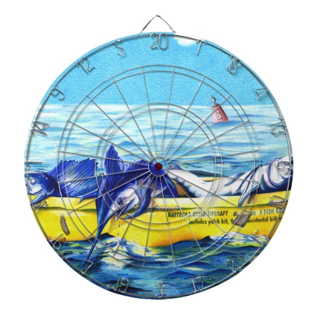 Hatteras Rettungsfloß-Dartscheibe Dartscheibe (vorne)