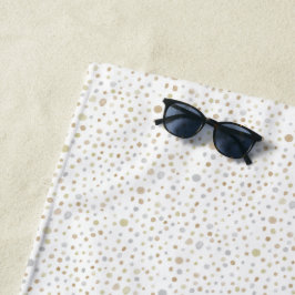Hattie Confetti Watercolor Dots Strandtuch