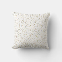 Hattie Confetti Watercolor Dots Throw Kissen