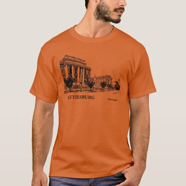 Hattiesburg Mississippi Oversippi T-Shirt (Vorderseite)