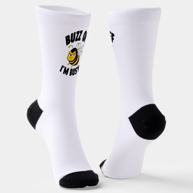 Hau Ab, Ich Bin Beschäftigt Socken (Gewinkelt)