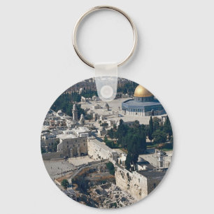 Haube des Felsens, alte Stadt Jerusalem, Israel Schlüsselanhänger