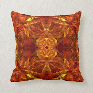 Hauben-Mandala-(rotes) Kissen