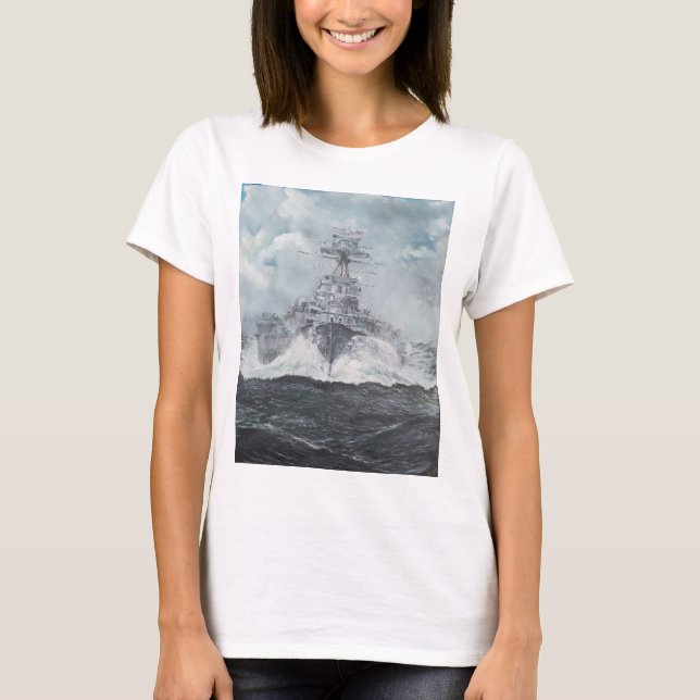 Haubenköpfe für Bismarck 23rdMay 1941. 2014 T-Shirt (Vorderseite)