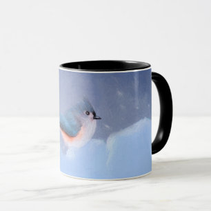 Haubenmeise Malerei - Süße originelle Hundekunst Tasse