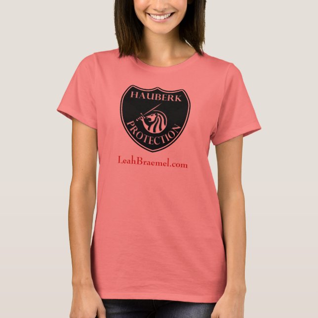 Hauberk B&W Shield T-Shirt (Vorderseite)