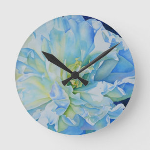 Hauch des Sommers Runde Wanduhr