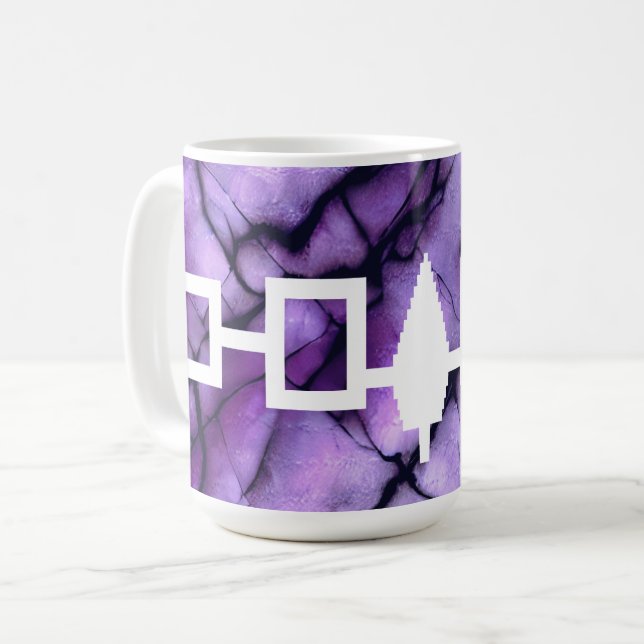 Haudenouny Confederacy Flag Kaffeetasse (Vorderseite Links)