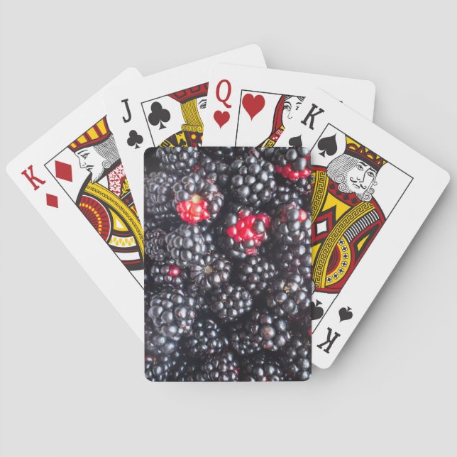 Haufen BlackBerry Spielkarten (Rückseite)