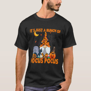 Haufen Hokuspokus Kürbis Gnom Fledermäuse Gruselka T-Shirt