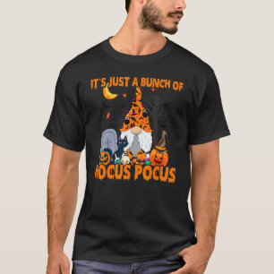 Haufen Hokuspokus Kürbis Gnom Fledermäuse Gruselka T-Shirt