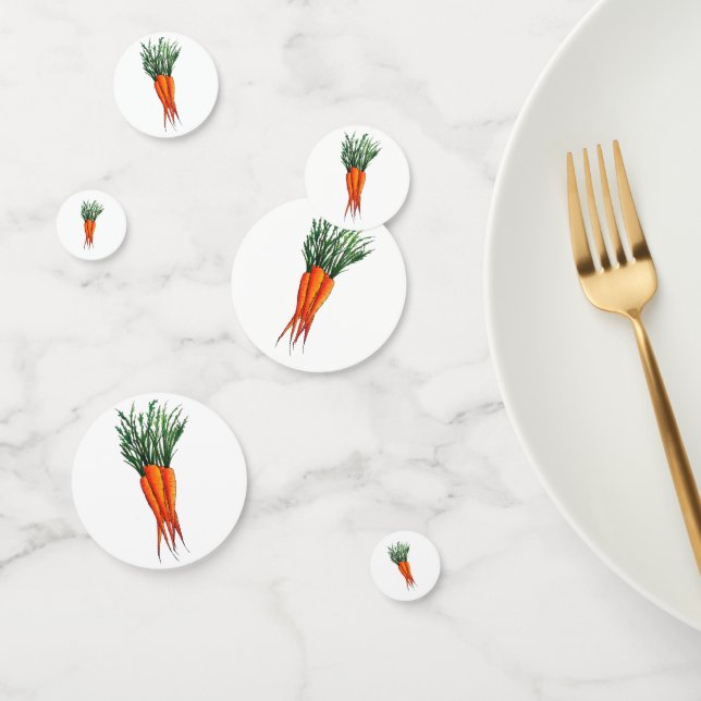 Haufen Karotten Orange Gemüsegarten Veggie Garten Konfetti (Gruppe)