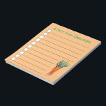 Haufen Karotten Orange Gemüsegarten Veggie Garten Notizblock<br><div class="desc">Feinschmecker-Design bietet eine originelle Marker-Abbildung eines Haufen reifer orangefarbener Karotten. Dieses Gemüsedesign ist auch auf anderen Produkten erhältlich. In diesem Shop finden Sie auch viele weitere gastronomische Designs. Sehen Sie nicht, wonach Sie suchen? Kontaktieren Sie Rebecca, um etwas für Sie erstellt zu haben.</div>