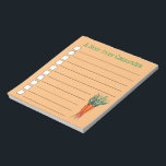 Haufen Karotten Orange Gemüsegarten Veggie Garten Notizblock<br><div class="desc">Feinschmecker-Design bietet eine originelle Marker-Abbildung eines Haufen reifer orangefarbener Karotten. Dieses Gemüsedesign ist auch auf anderen Produkten erhältlich. In diesem Shop finden Sie auch viele weitere gastronomische Designs. Sehen Sie nicht,  wonach Sie suchen? Kontaktieren Sie Rebecca,  um etwas für Sie erstellt zu haben.</div>
