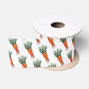 Haufen Karotten Orange Gemüsegarten Veggie Garten Satinband