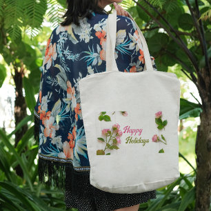 Haufen rosa Rosen Tote Tasche